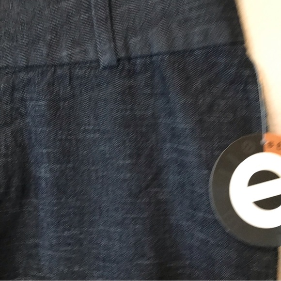 ellemenno Indigo Stretch Business Casual Trousers No Pockets Size 15 (14 Women) - Picture 5 of 16